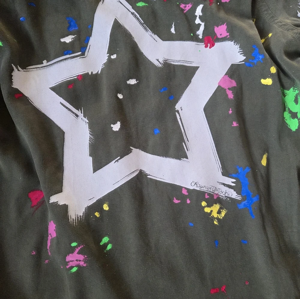 NWY Lauren Moshi Sloane Airbrush Star - Picture 6 of 9